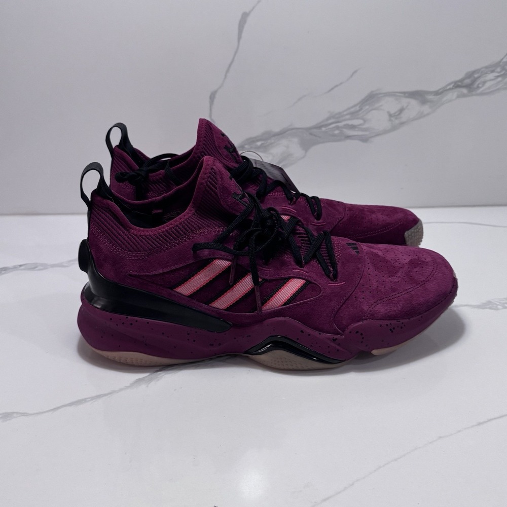 Adidas Mahomes 2 Impact FLX Tailgate Turf Training Shoes Size 13 Burgundy Red